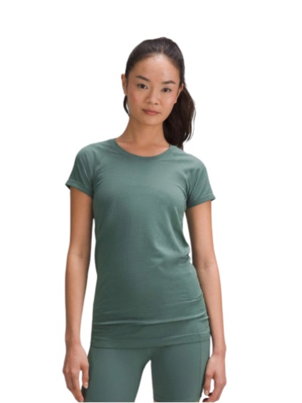 Lululemon Women’s Swiftly Tech Short-Sleeve Shirt 2.0 Medium Forest Green Size 4